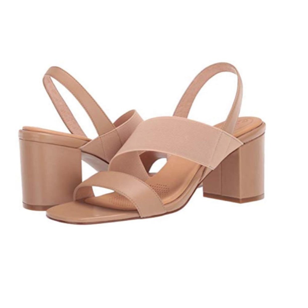 Corso Como Comfort CC-Hally2 Latte Stretcj Slingbacks Vanna Size 9.5 New in Box